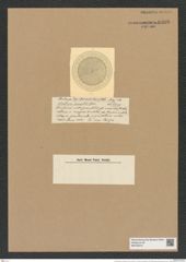 Coscinodiscus coronatus Castr. (de-Toni-Nr.: Genus 202, Species 5194) Zeichnungen Sammlung Grunow Nr. 8908 (NHMW-BOT-W0378570)